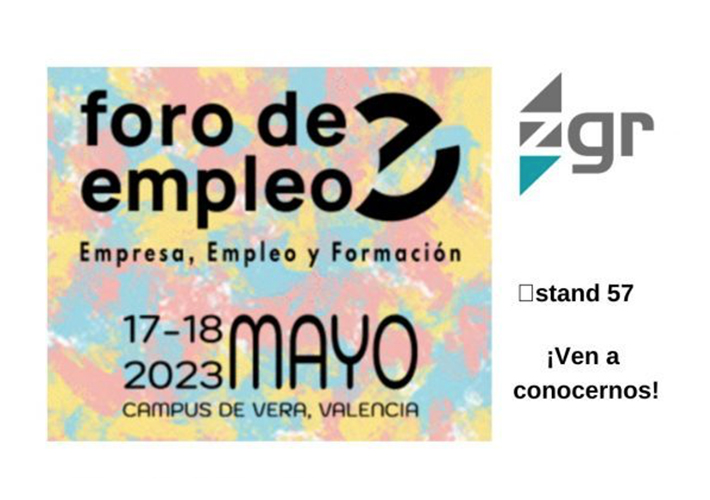 foto noticia Estaremos en el Foro de Empleo 2023 de la Universidad Politécnica de Valencia.